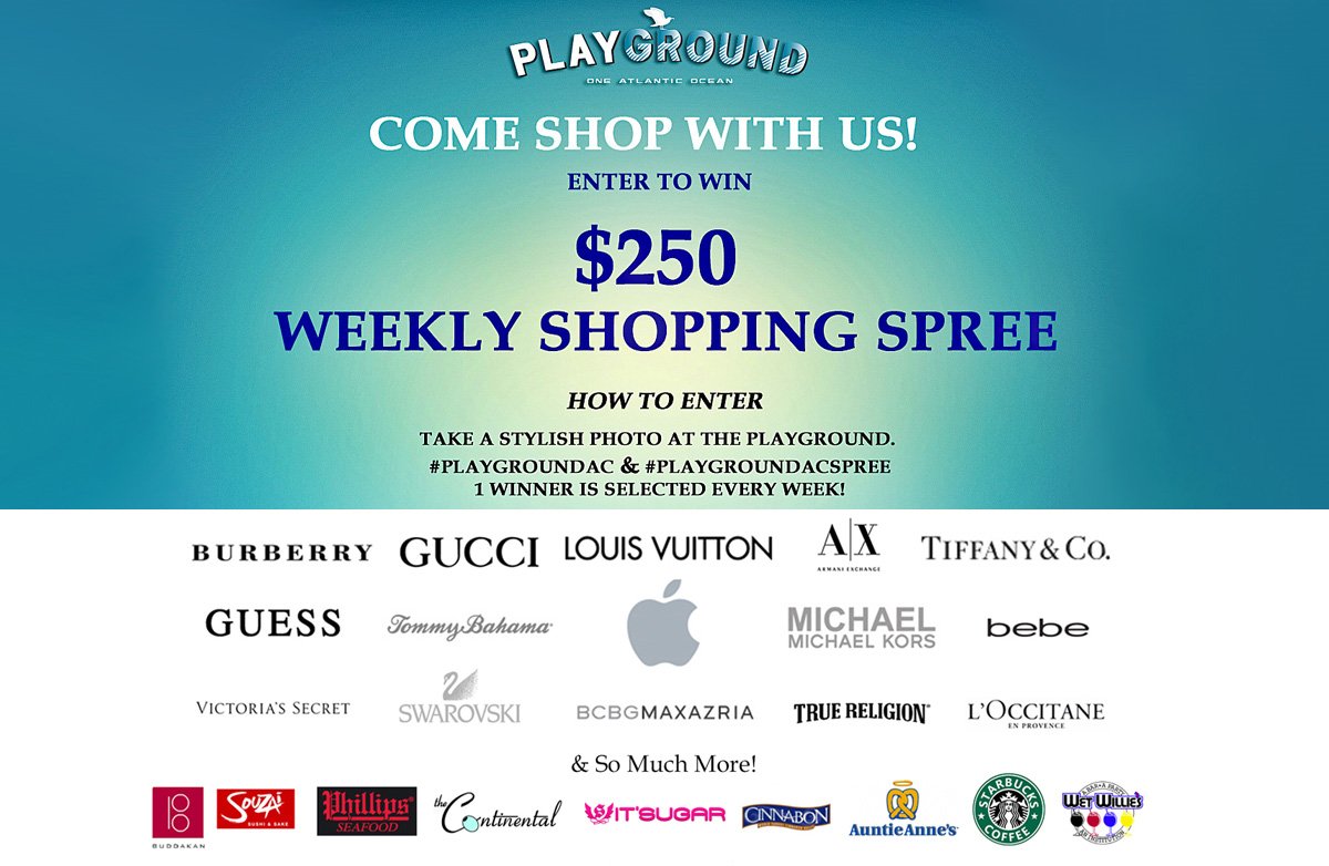 Playground 2016 Contest | $250 Weekly Shopping Spree